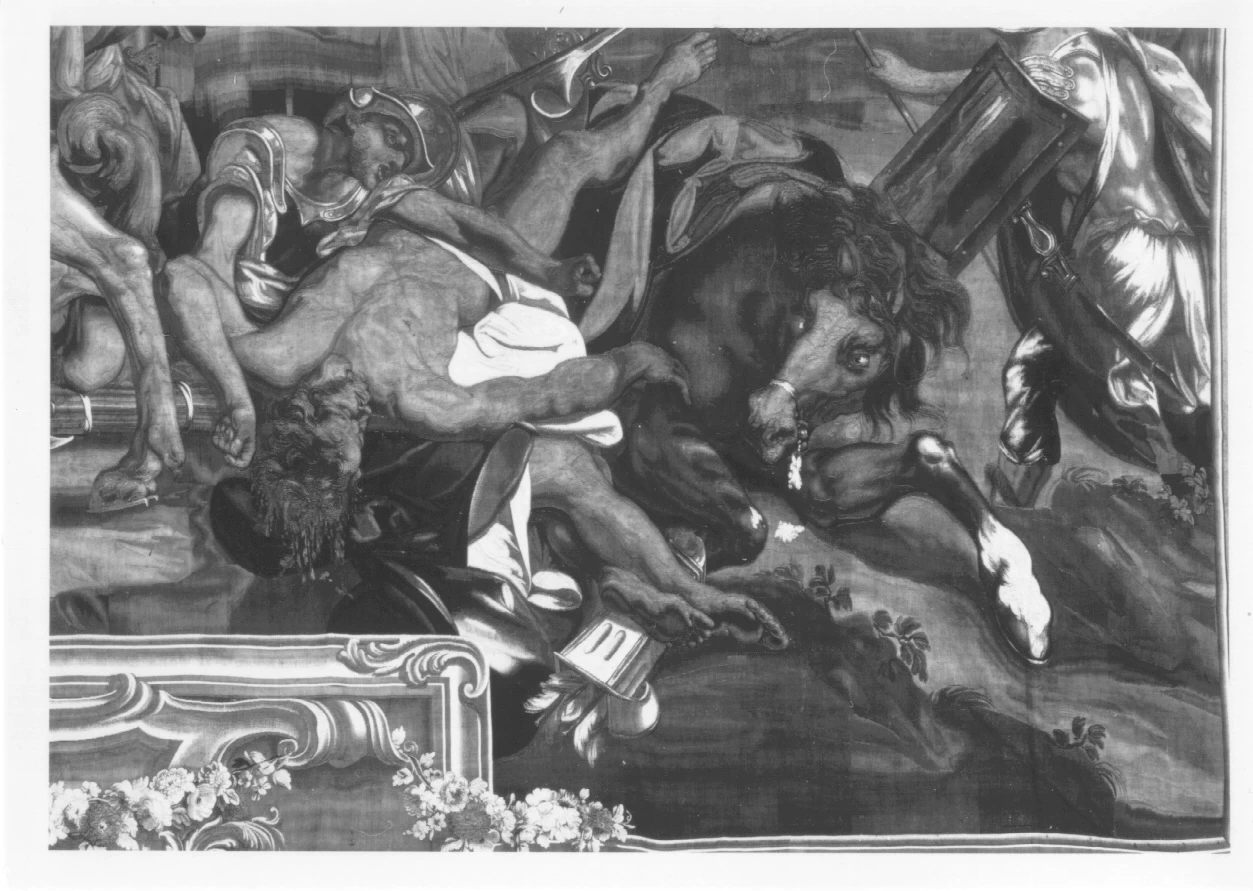 Arazzo - battaglia di Canne, Musei Reali, Palazzo Reale, Torino, dettaglio 1
